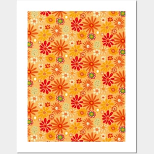 Floral pattern - beautiful floral design - floral illustration Posters and Art